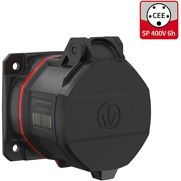 WALTHER-WERKE CEE NEO Anbaudose gerade 32A 5P 6h FW430506CC